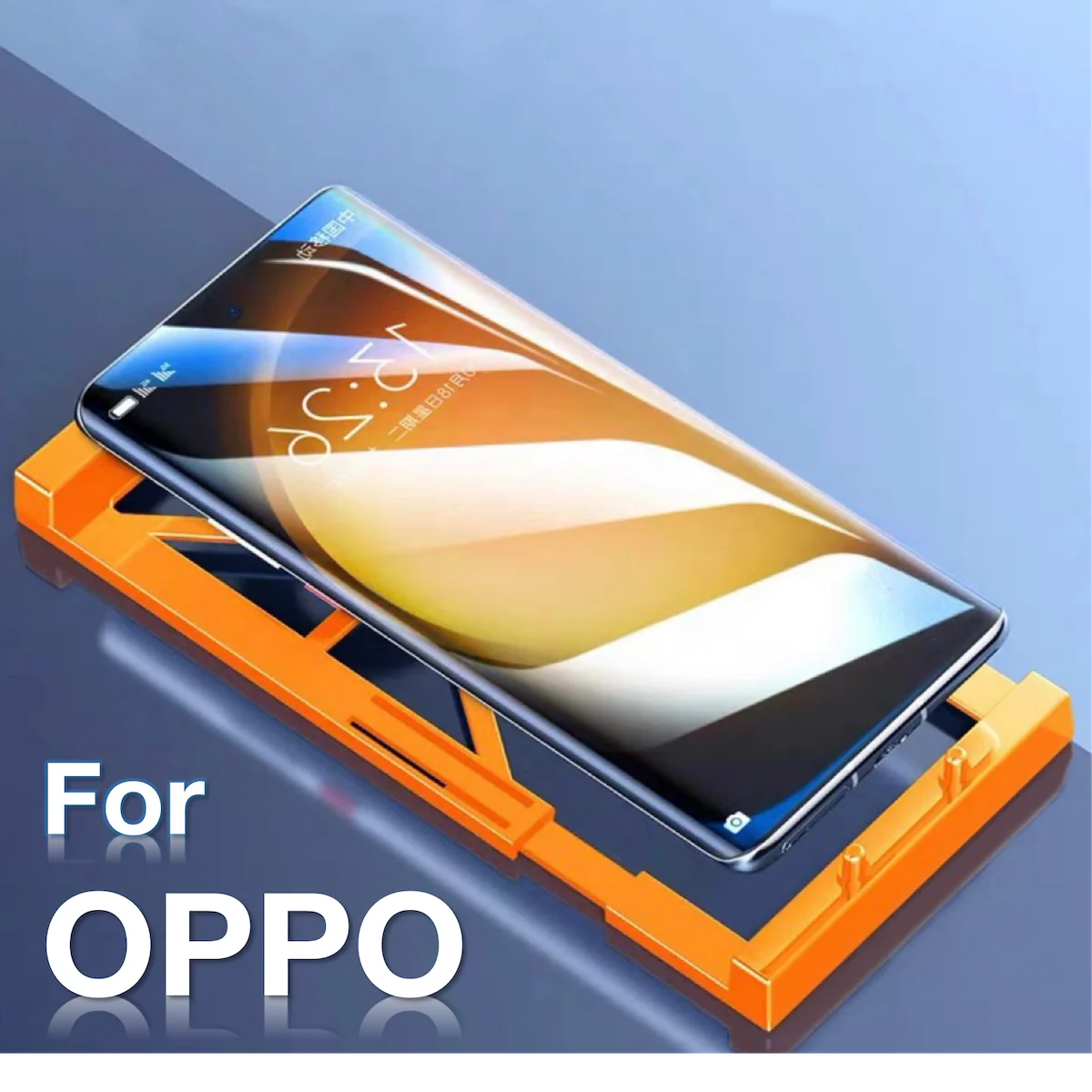 

for OPPO Reno 3 4 5 6 8t 9 10 OPPO Find X2 X3 X5 X6 Pro Plus Explosion-proof Screen Protector Glass Protective with Install Kit