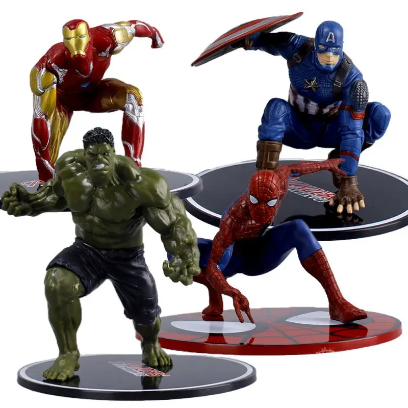 The Avengers Hulk Iron Man Spiderman Toys Captain America Figurine Model Car Decorations Cake Decorating Accessories
The Avengers Hulk Iron Man Spiderman Toys Captain America Figurine Model Car Decorations Cake Decorating Accessories