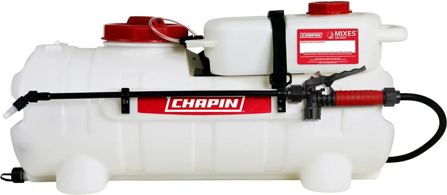 Chapin 97361 Made in the USA 15 Gallon Mixes on Exit 12V, 2.2 GPM Pump ATV/UTV Spot Sprayer
Chapin 97361 Made in the USA 15 Gallon Mixes on Exit 12V, 2.2 GPM Pump ATV/UTV Spot Sprayer