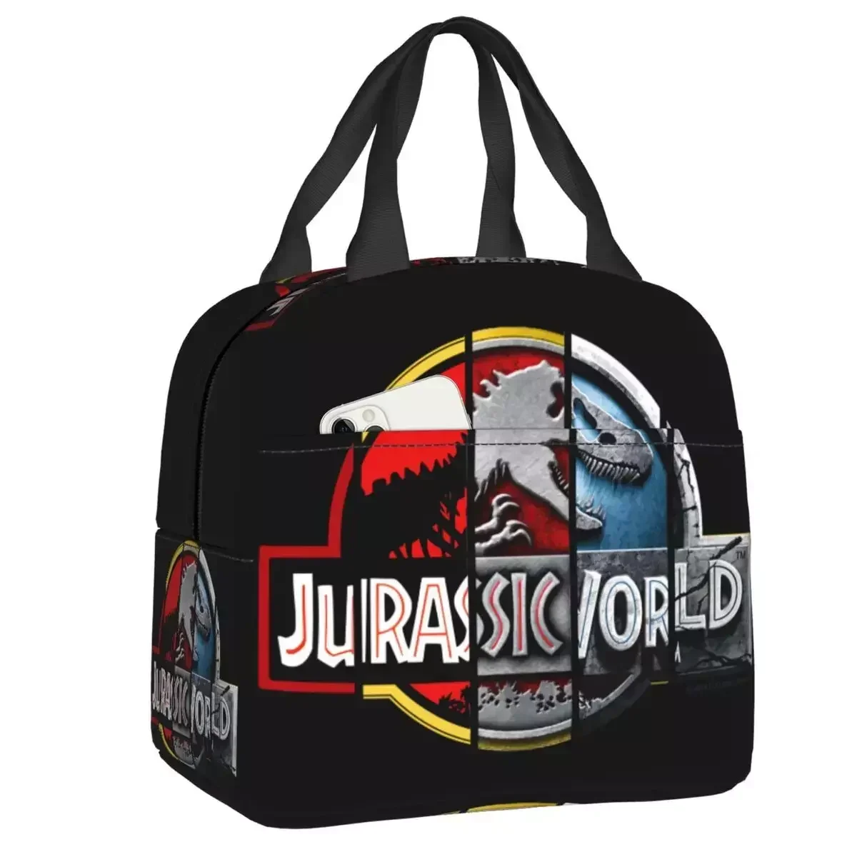 Jurassic World Logo Evolution Insulated Lunch Bag Women Leakproof Dinosaur World Thermal Cooler Lunch Tote Beach Camping Travel
Jurassic World Logo Evolution Insulated Lunch Bag Women Leakproof Dinosaur World Thermal Cooler Lunch Tote Beach Camping Travel