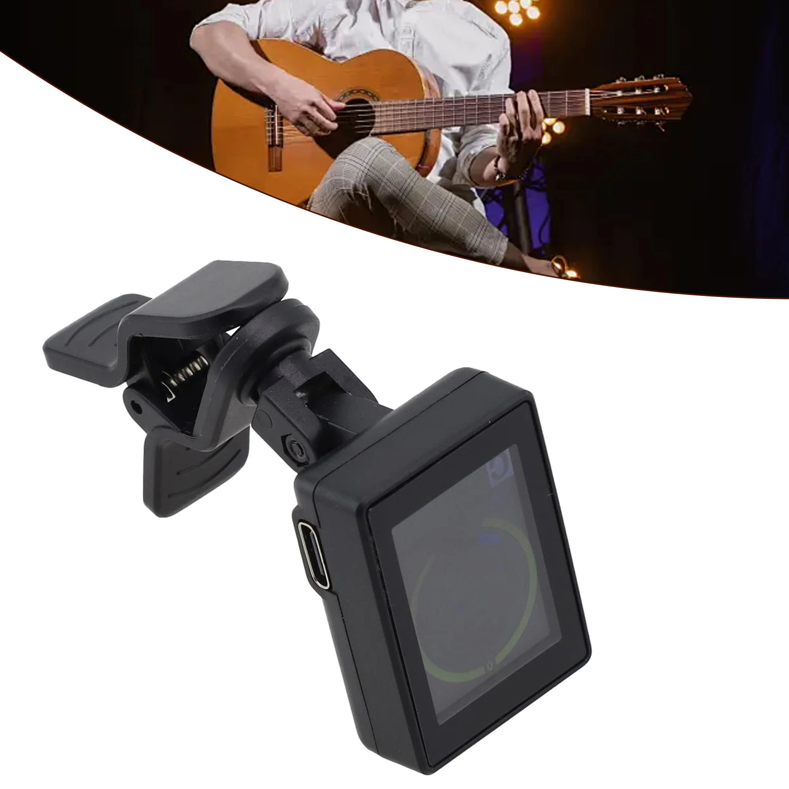 Color Screen Tuner Tuner Tuner Chromatic Mode Versatile 360º Swivel Mechanism Allows For Key Changes Practical
Color Screen Tuner Tuner Tuner Chromatic Mode Versatile 360º Swivel Mechanism Allows For Key Changes Practical