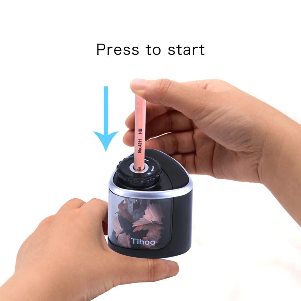 Double-hole Design Electric Pencil Sharpener for 6mm-12mm Pencils Stationery Supplies Sharpener
Double-hole Design Electric Pencil Sharpener for 6mm-12mm Pencils Stationery Supplies Sharpener