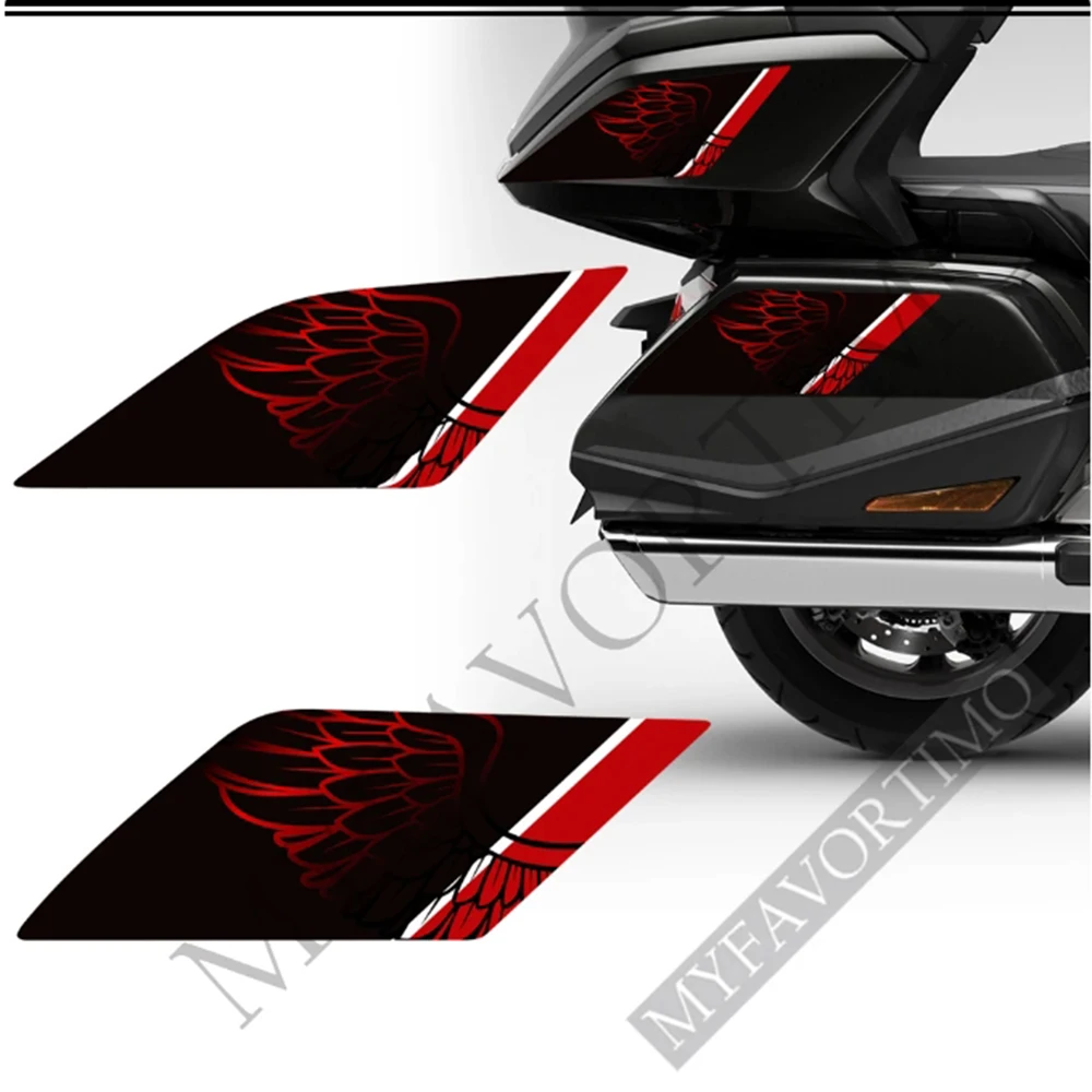 

For HONDA Goldwing GL1800 GL 1800 Tour Kit Stickers Decal Cases Panniers Luggage Trunk Bag Boxs