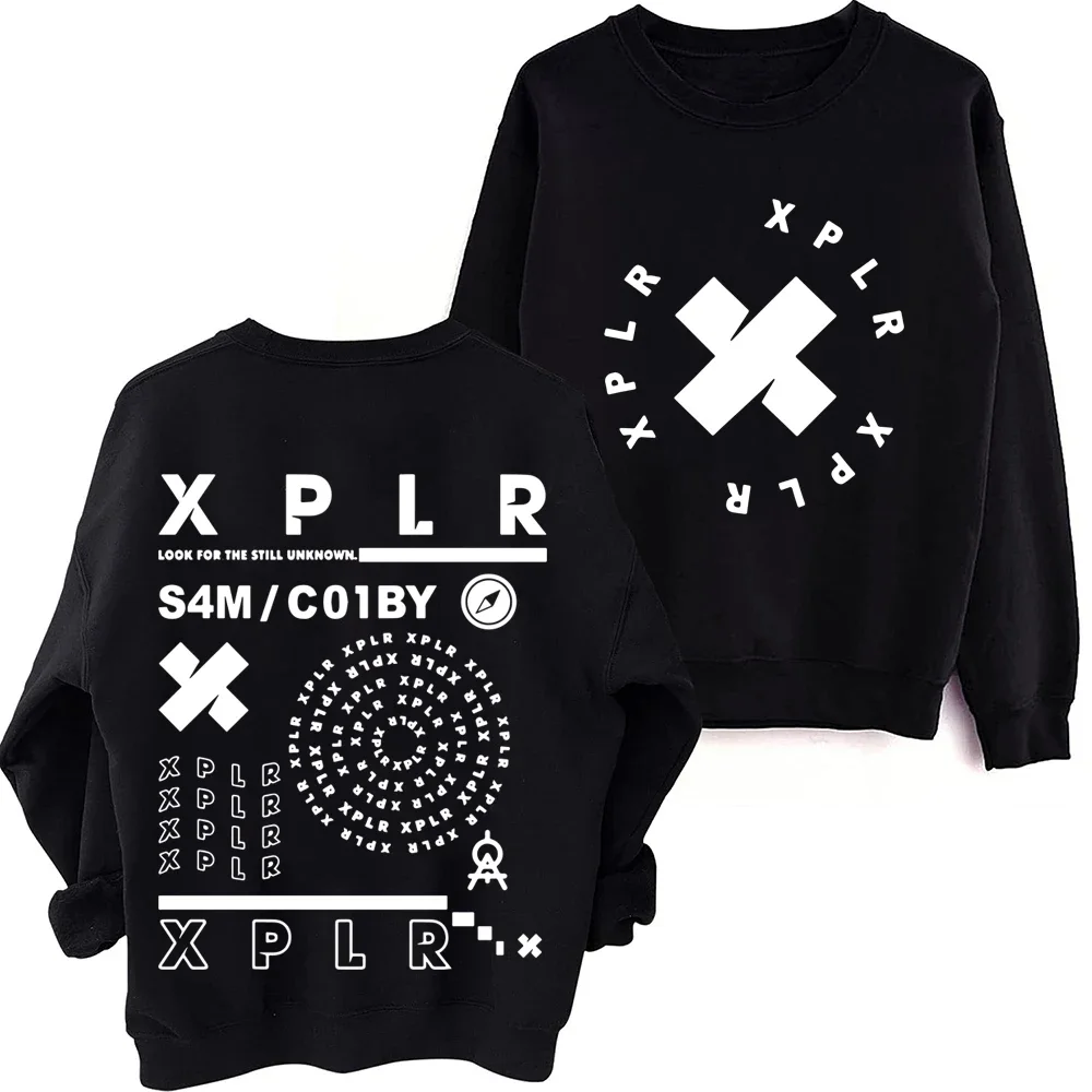 

XPLR Merch Sweatshirt Men Women Harajuku Hip Hop Crewneck Long Sleeve Sam & Colby Oversized Hoodie Funny Clothes