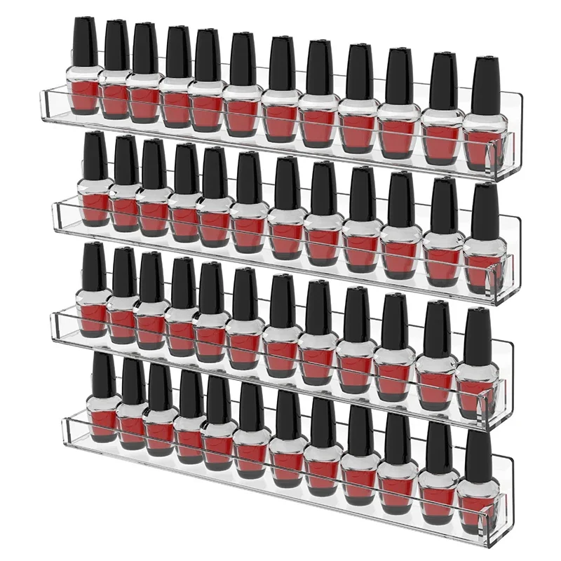 Nail Lipstick Polish Acrylic 1/4 Display Organizer Art Shelf Storage Layer Holder Wall-mounted Rack Transparent Tools 
Nail Lipstick Polish Acrylic 1/4 Display Organizer Art Shelf Storage Layer Holder Wall-mounted Rack Transparent Tools