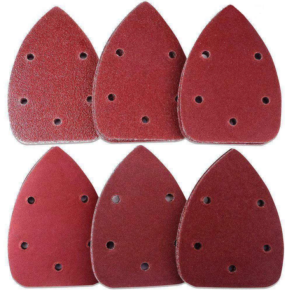 10pcs 5Holes Triangle Sandpaper 40-600 Grits Sand Paper Detail Palm Sanding Sheets Triangular Sandpaper Power Polishing Tools
10pcs 5Holes Triangle Sandpaper 40-600 Grits Sand Paper Detail Palm Sanding Sheets Triangular Sandpaper Power Polishing Tools