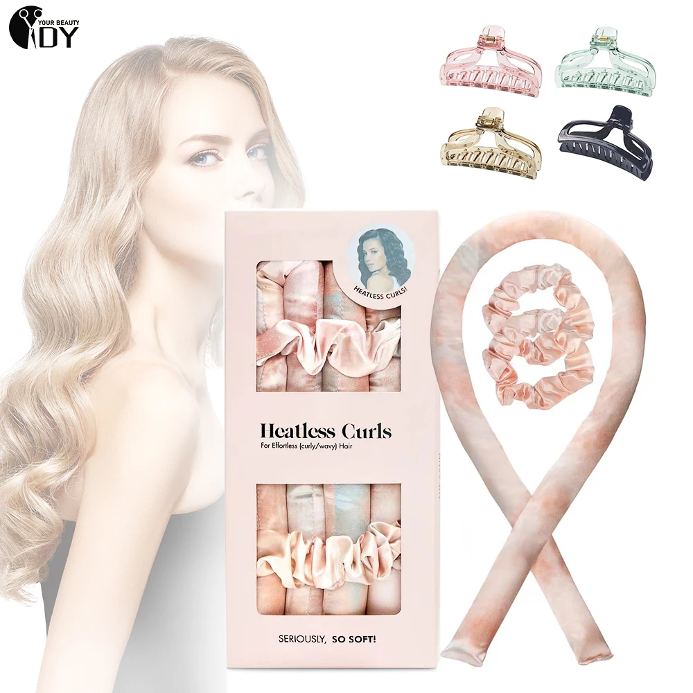 Heatless Curling Rod Headband No Heat Silk Curls Ribbon Hair Rollers Sleeping Soft Headband Lazy Hair Curlers Hair Styling Tools
Heatless Curling Rod Headband No Heat Silk Curls Ribbon Hair Rollers Sleeping Soft Headband Lazy Hair Curlers Hair Styling Tools