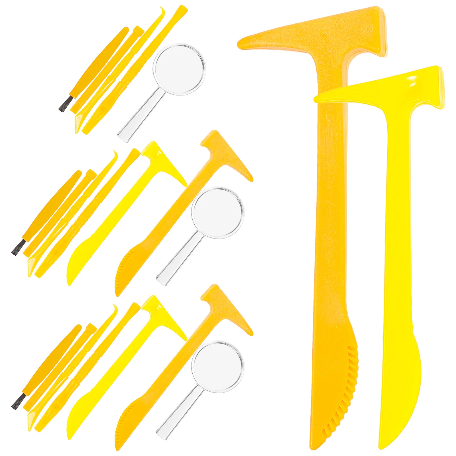 21Pcs Fossils Excavation Tools Dinosaur Digging Hammers Chisel Brush Educational Science Kit
21Pcs Fossils Excavation Tools Dinosaur Digging Hammers Chisel Brush Educational Science Kit