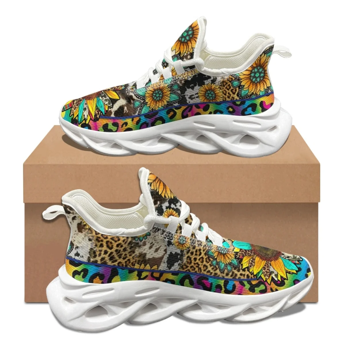 Gradient Leopard Sunflower Pattern Ladies Autumn Winter Round Toe Vulcanized Shoes Brand Design Footwear Comfort Soft Sneakers
Gradient Leopard Sunflower Pattern Ladies Autumn Winter Round Toe Vulcanized Shoes Brand Design Footwear Comfort Soft Sneakers