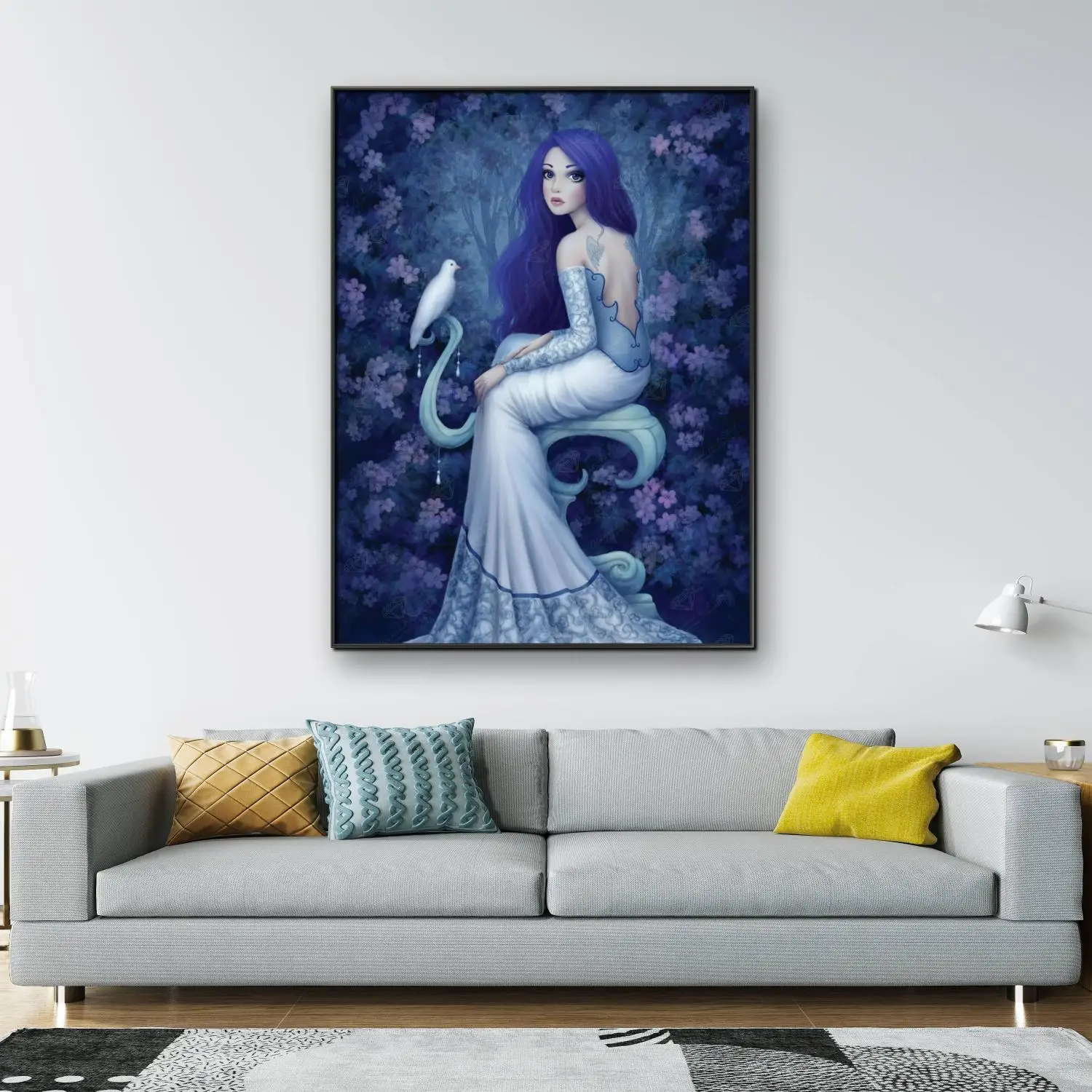 Gothic Princess and White Dove Diamond Art Painting White Dove Girl Gemstone Embroidery Cross Stitch Room Decor Gift for Girls
Gothic Princess and White Dove Diamond Art Painting White Dove Girl Gemstone Embroidery Cross Stitch Room Decor Gift for Girls