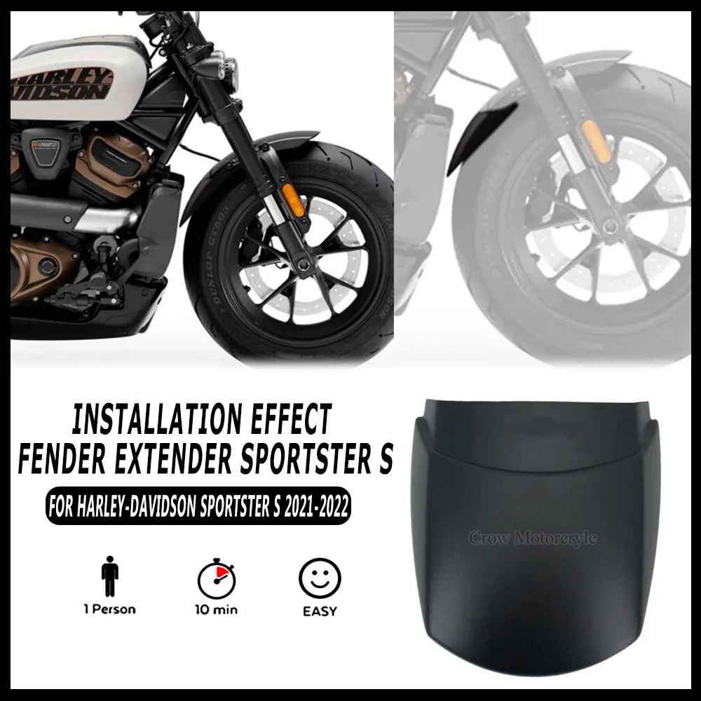 Удлинитель переднего брызговика для Sportster 1250 S RH1250 2021 2022 
Удлинитель переднего брызговика для Sportster 1250 S RH1250 2021 2022