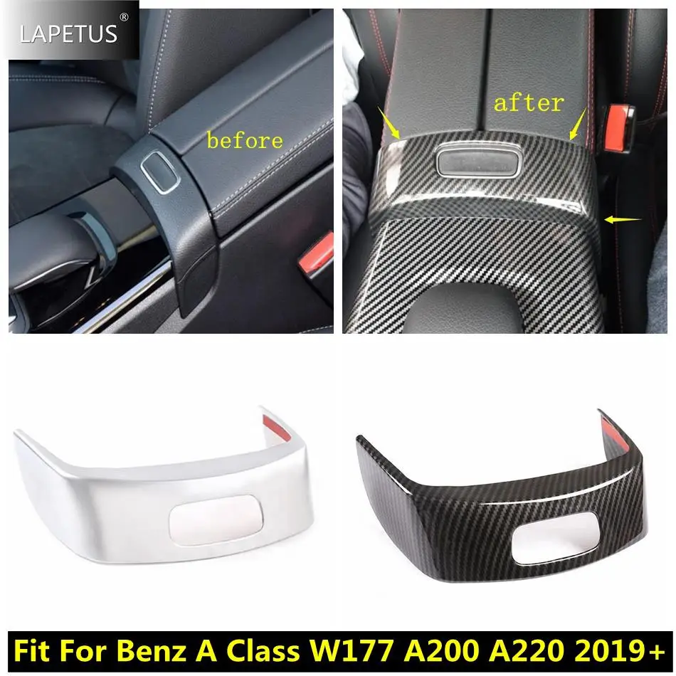 

Car Accessories Center Armrest Box Button Lock Switch Panel Decoration Cover Trim For Benz A Class W177 A200 A220 2019 - 2023