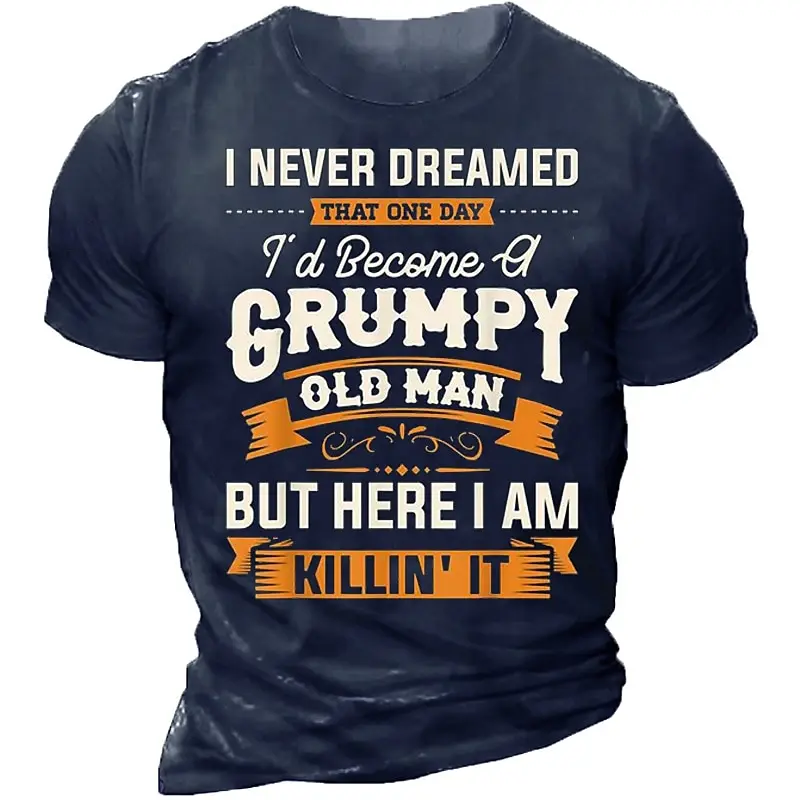 Personalised Design Men Vintage Letter Print T-Shirt Summer Casual Breathable Streetwear T Shirts Loose Outdoor Men's Clothing
Personalised Design Men Vintage Letter Print T-Shirt Summer Casual Breathable Streetwear T Shirts Loose Outdoor Men's Clothing