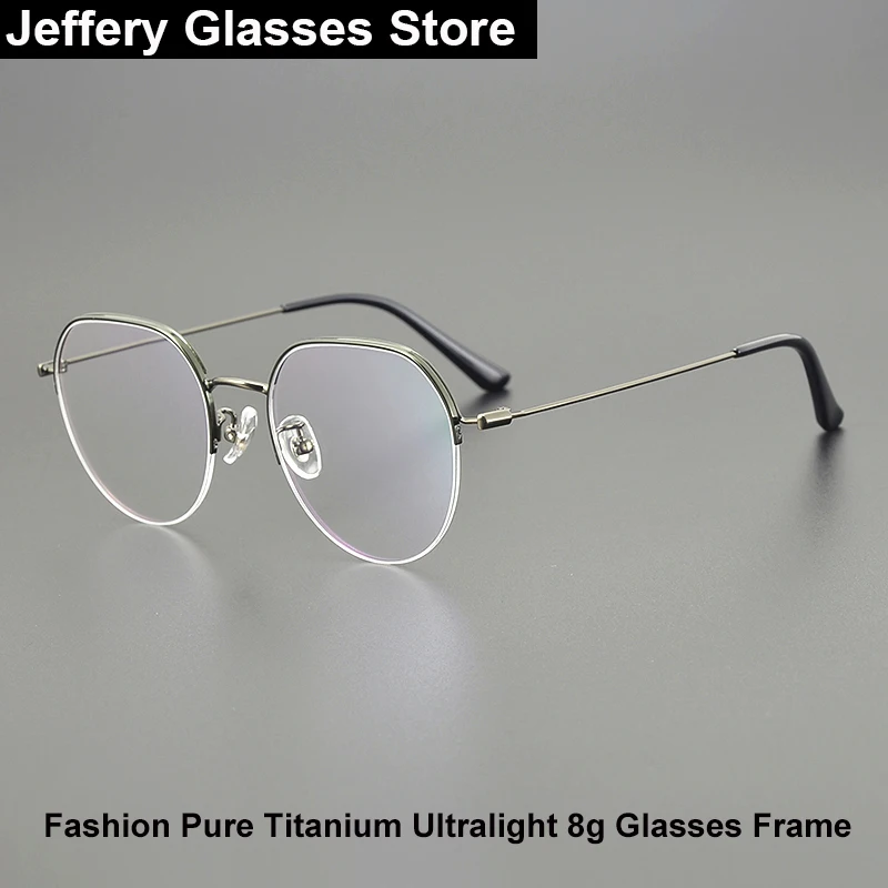 Fashion Thin Titanium Women Glasses Frame Fashion Ultralight Big Half Prescription Eyeglasses Optical Spectacles GAFAS Anti Blue
Fashion Thin Titanium Women Glasses Frame Fashion Ultralight Big Half Prescription Eyeglasses Optical Spectacles GAFAS Anti Blue