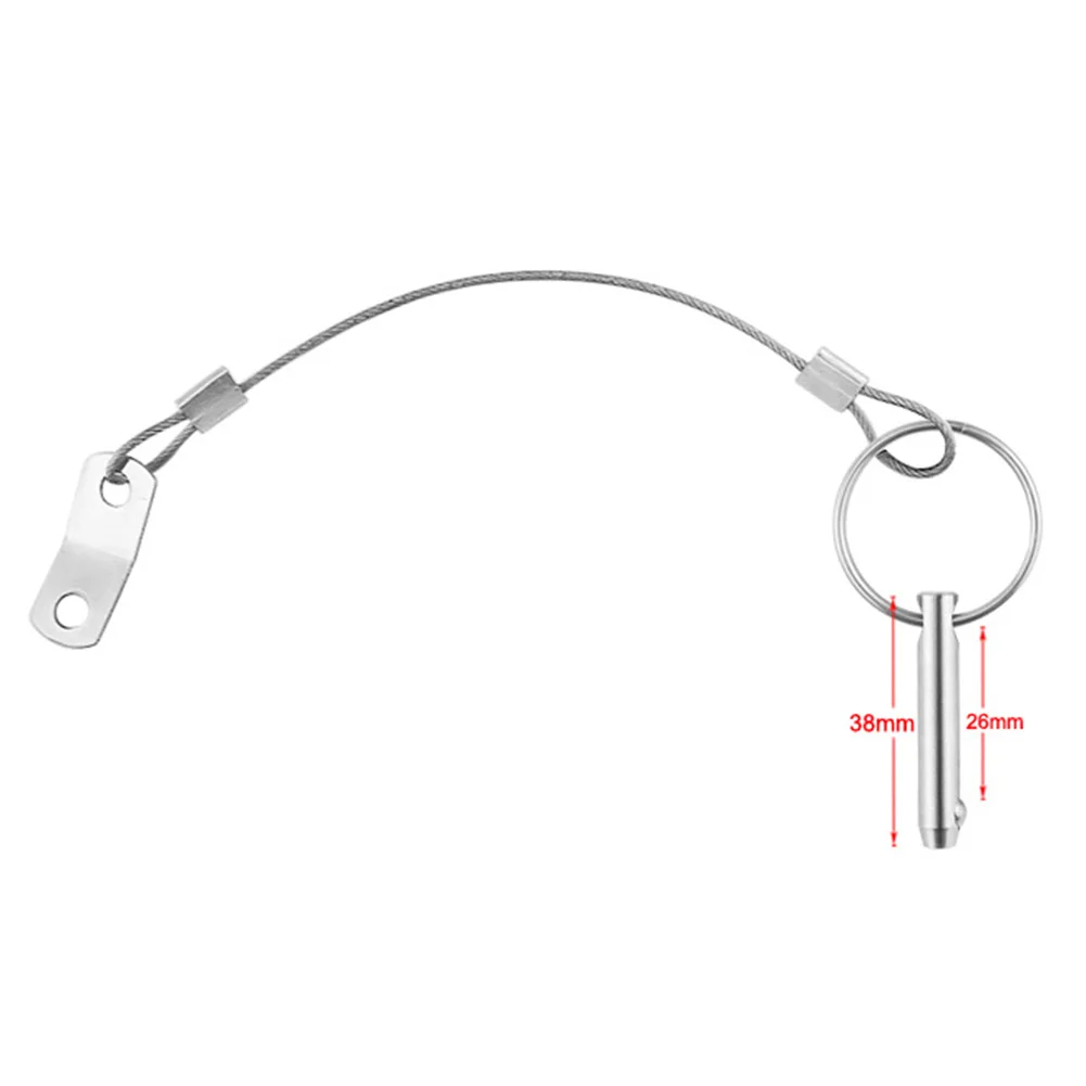 Shipbuilding Quick Release Pin 1 Set Marine Hardware Ship Outfitting With Lanyard Polished 316 Stainless Steel
Shipbuilding Quick Release Pin 1 Set Marine Hardware Ship Outfitting With Lanyard Polished 316 Stainless Steel