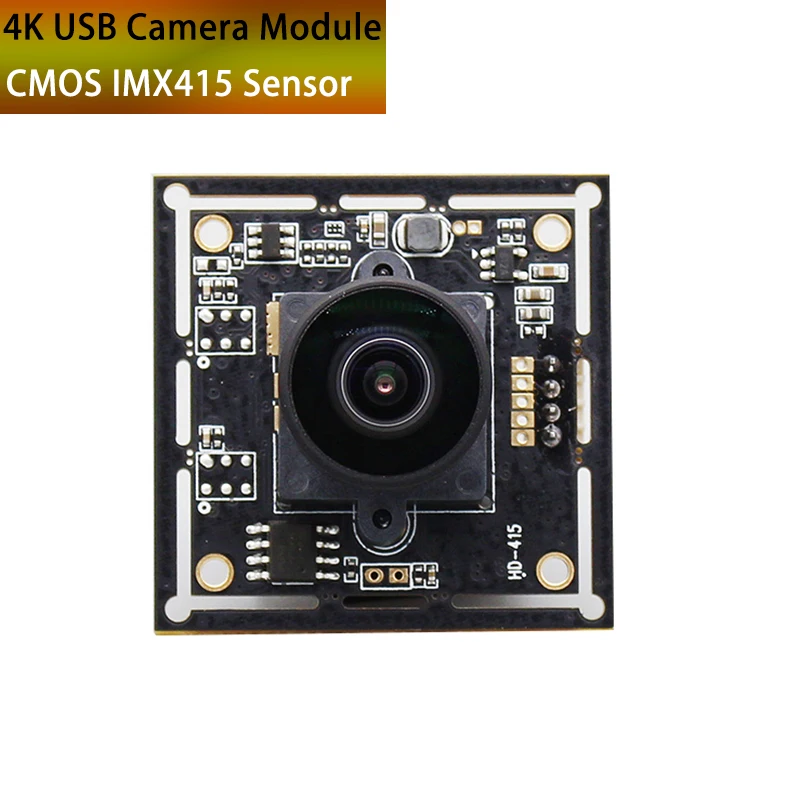 

8MP 4K HD Wide Angle Camera Module CMOS IMX415 Les Angle FOV 170Degree 30FPS 3840*2160 MJPEG For Windows Linux Android Mac Video