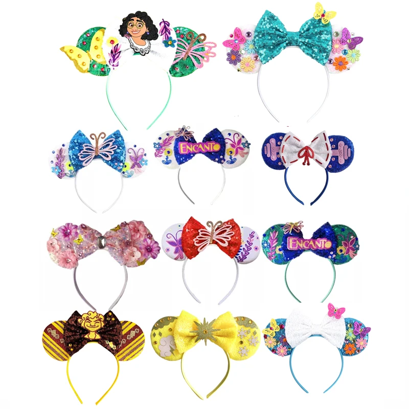 2022 Mickey Mouse Ears Headbands Encanto Hair Bow for Baby Adult Girl Cosplay Party Headwear Kids Festival Hair Accessory
2022 Mickey Mouse Ears Headbands Encanto Hair Bow for Baby Adult Girl Cosplay Party Headwear Kids Festival Hair Accessory