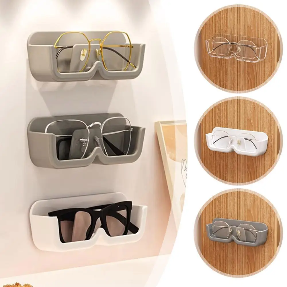 High End Glass Display Cabinet Glasses Storage Box Wall Mounted Perforated Free Sunglasses Storage Rack Sunglass Home Tidying
High End Glass Display Cabinet Glasses Storage Box Wall Mounted Perforated Free Sunglasses Storage Rack Sunglass Home Tidying