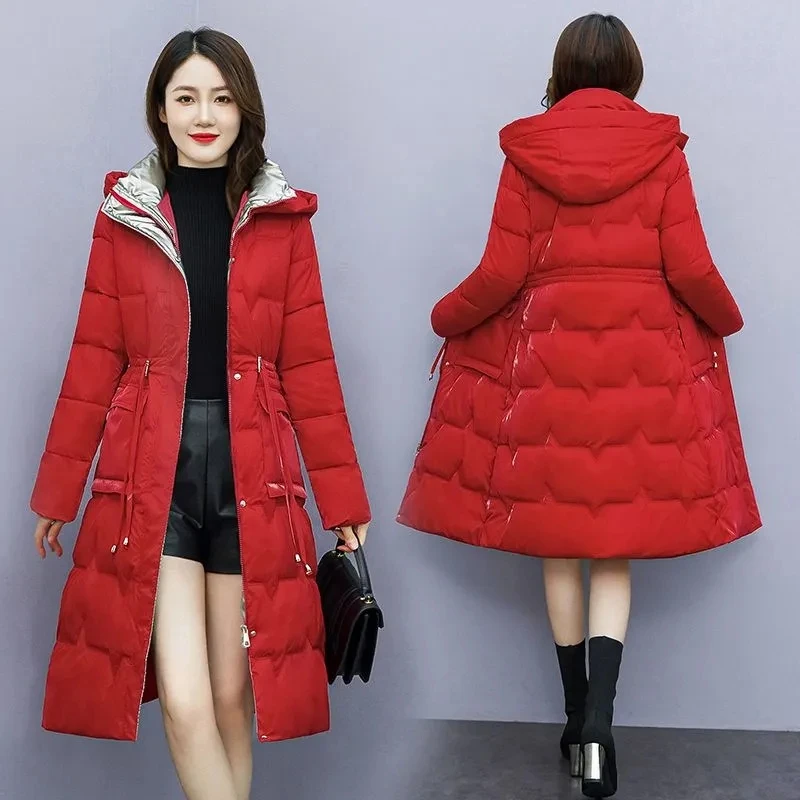 Down Cotton Jacket Women 2022 Winter New Fashion Shiny Wash-free Padded Coat Female Large Size Long Slim Thick Warm Parkas
Down Cotton Jacket Women 2022 Winter New Fashion Shiny Wash-free Padded Coat Female Large Size Long Slim Thick Warm Parkas