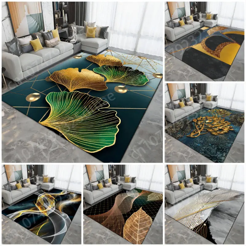 Gold Nordic Style Leaves Carpet for Bedroom Washroom Living Room Floor Mats Bay Window Lobby Hotel Home Decore Large Area Rugs
Gold Nordic Style Leaves Carpet for Bedroom Washroom Living Room Floor Mats Bay Window Lobby Hotel Home Decore Large Area Rugs