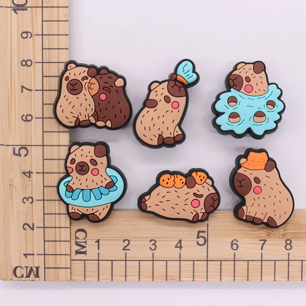 Mix 50Pcs PVC Croc Charms Kawaii Animals Bear Water Hat Swimming Ring Garden Shoes Button Decorations Hole Slipper Accessories
Mix 50Pcs PVC Croc Charms Kawaii Animals Bear Water Hat Swimming Ring Garden Shoes Button Decorations Hole Slipper Accessories