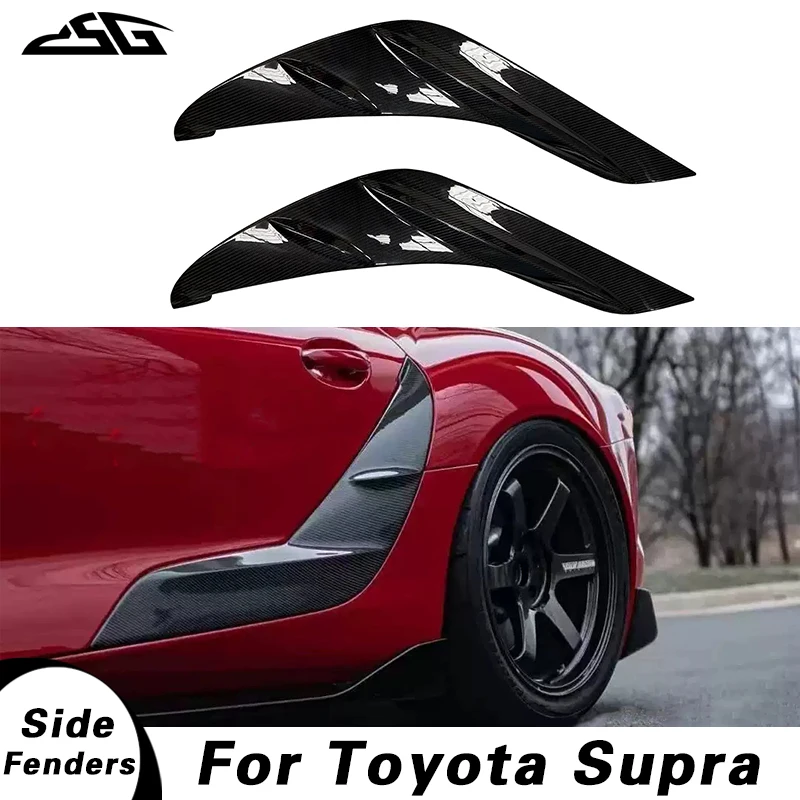 For Toyota Supra GR MK5 A90 A91 TRD style Carbon Fiber Side Fenders Splitter Vent Trim Cover Upgrade
For Toyota Supra GR MK5 A90 A91 TRD style Carbon Fiber Side Fenders Splitter Vent Trim Cover Upgrade