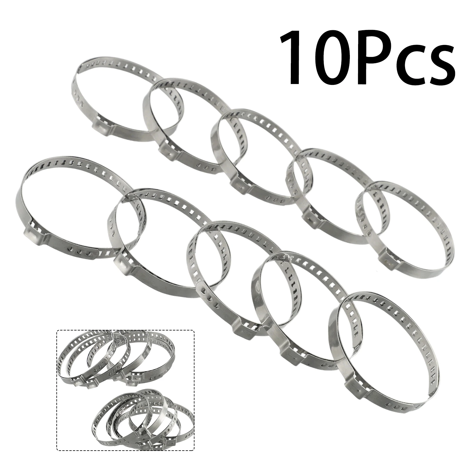 10PCS Universal CV Boot Clips Kit Stainless Steel Driveshaft CV Joint Crimp Clamp Universal Set Car Accessories
10PCS Universal CV Boot Clips Kit Stainless Steel Driveshaft CV Joint Crimp Clamp Universal Set Car Accessories