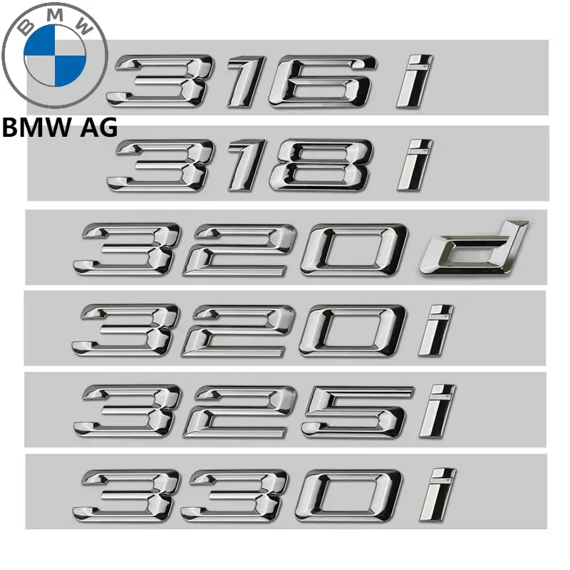 3D Letters For Car BMW 316i 318i 318d 320i 320d 325i 330i 330d E46 E36 E90 E91 F30 Trunk Emblem Badge Logo Stickers Accessories
3D Letters For Car BMW 316i 318i 318d 320i 320d 325i 330i 330d E46 E36 E90 E91 F30 Trunk Emblem Badge Logo Stickers Accessories