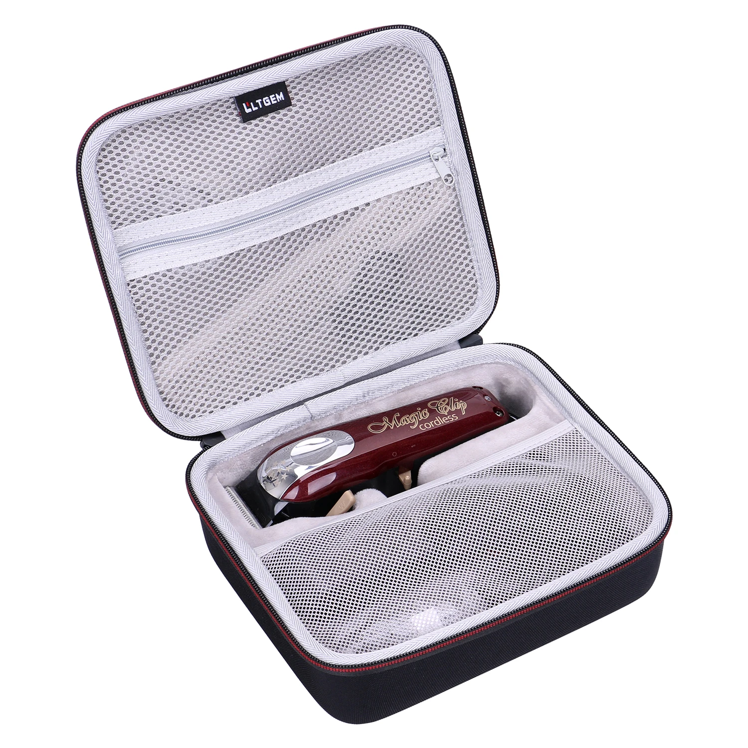 

LTGEM Carrying Hard Case for Wahl Professional 5-Star Cord/Cordless Magic Clip #8148 – Great for Barbers and Stylists – Precisi