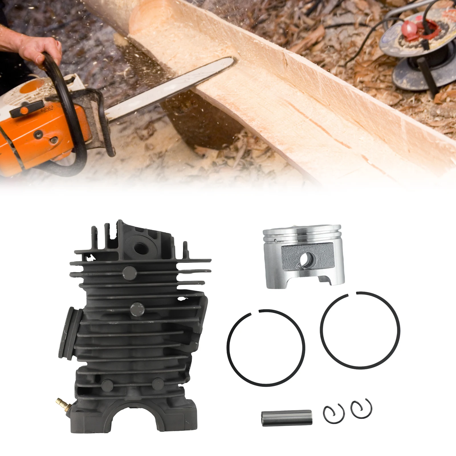 6pcs Cylinder Piston Kit MS310 MS390 49mm Big Bore Cylinder Piston MS390 MS290 MS310 029 039 Chainsaw Power Parts
6pcs Cylinder Piston Kit MS310 MS390 49mm Big Bore Cylinder Piston MS390 MS290 MS310 029 039 Chainsaw Power Parts