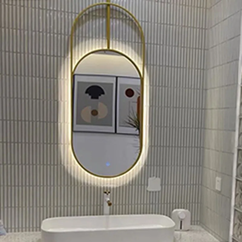 Aesthetic Oval Wall Mirror Window Led Light Quality Modern Hanging Mirror Bathroom Luxury Display Shower Espejos Home Decor
Aesthetic Oval Wall Mirror Window Led Light Quality Modern Hanging Mirror Bathroom Luxury Display Shower Espejos Home Decor