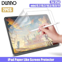 2Pcs iPad Papier comme protecteur d'écran pour Apple iPad 9.7 Air 2 3 4 10.5 10.9 2021 Pro 11 10.2 7th 8th 9th Gen mini 1 2 3 4 5 6=