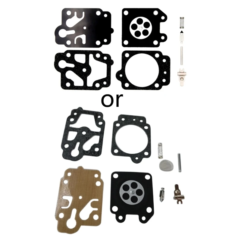 Durable Motorcycle Carburetor Rebuild Kits Repair Gasket Diaphragms Motocross ATV Accessory for 26cc 33cc 43cc 49cc 52cc
Durable Motorcycle Carburetor Rebuild Kits Repair Gasket Diaphragms Motocross ATV Accessory for 26cc 33cc 43cc 49cc 52cc