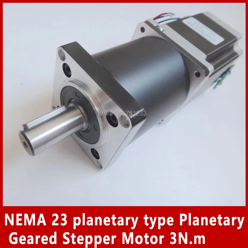 NEMA 23 планетарный тип, планетарный шестеренный ed шаговый двигатель 3N.m корпус двигателя 112 мм передаточное число 5:1 10:1
NEMA 23 планетарный тип, планетарный шестеренный ed шаговый двигатель 3N.m корпус двигателя 112 мм передаточное число 5:1 10:1