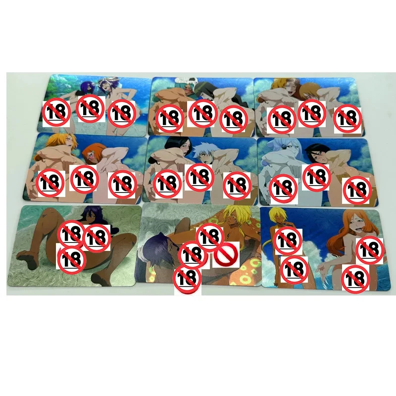 9pcs/set BLEACH Matsumoto Rangiku Shihouin Yoruichi ACG Sexy Nude Toys Hobbies Hobby Collectibles Game Collection Anime Cards
9pcs/set BLEACH Matsumoto Rangiku Shihouin Yoruichi ACG Sexy Nude Toys Hobbies Hobby Collectibles Game Collection Anime Cards