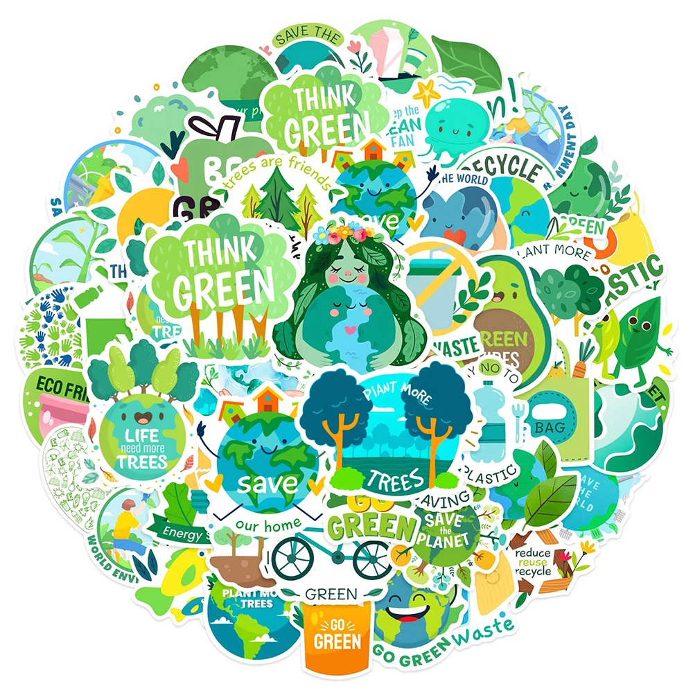 10/50Pcs Green Protect Environment Cartoon Cute Varied Graffiti Stickers DIY Laptop Decoration Travel Luggage Pencil Case Decals
10/50Pcs Green Protect Environment Cartoon Cute Varied Graffiti Stickers DIY Laptop Decoration Travel Luggage Pencil Case Decals