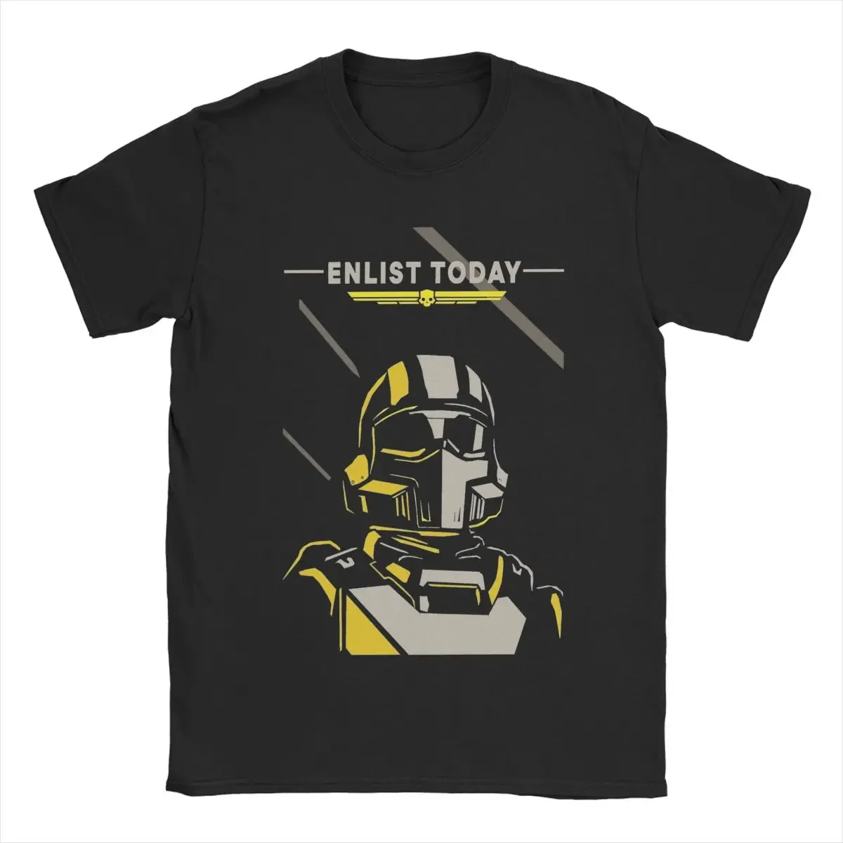 Helldivers Video Game Enlist Today T Shirt for Men Pure Cotton Funny T-Shirt Crew Neck Tee Shirt Short Sleeve Clothing Plus Size
Helldivers Video Game Enlist Today T Shirt for Men Pure Cotton Funny T-Shirt Crew Neck Tee Shirt Short Sleeve Clothing Plus Size