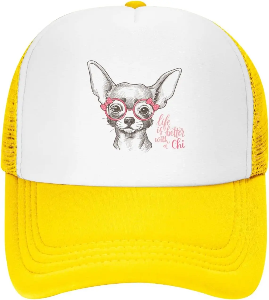 Mesh Dad Hat Adjustable Washed Kawaii Chihuahua Cartoon Dog Baseball Dad Cap Funny Ball Trucker Cap for Women Men
Mesh Dad Hat Adjustable Washed Kawaii Chihuahua Cartoon Dog Baseball Dad Cap Funny Ball Trucker Cap for Women Men
