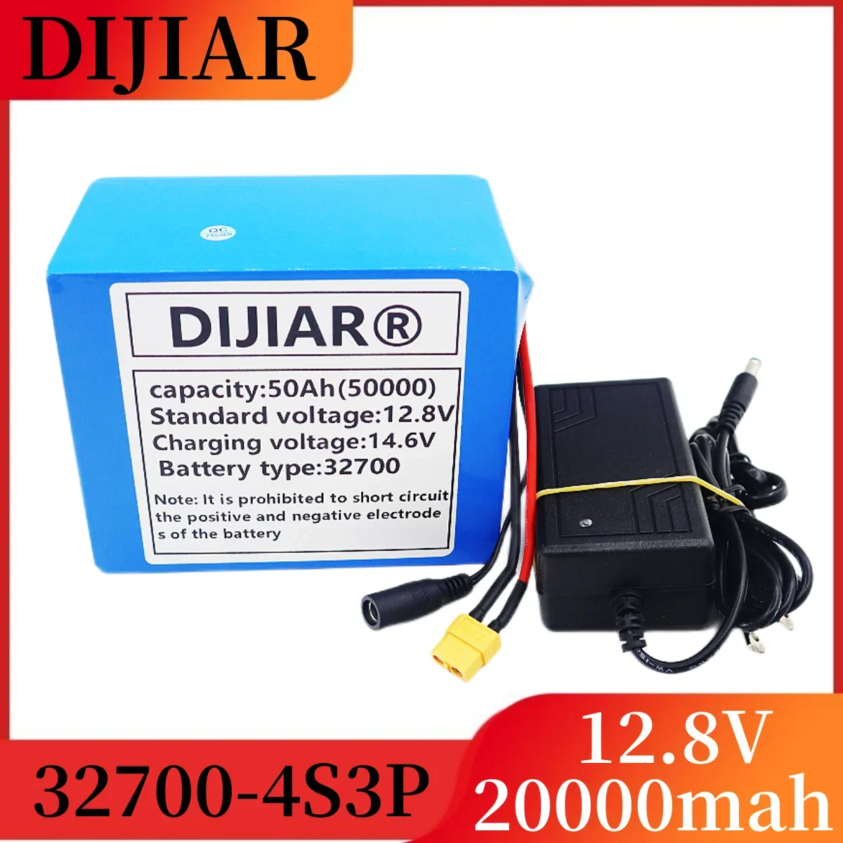 12.8V 21Ah 32700 Lifepo4 battery pack 4S3P with 40A balanced BMS12V uninterruptible power supply DIY solar 14.6V 5A charger
12.8V 21Ah 32700 Lifepo4 battery pack 4S3P with 40A balanced BMS12V uninterruptible power supply DIY solar 14.6V 5A charger