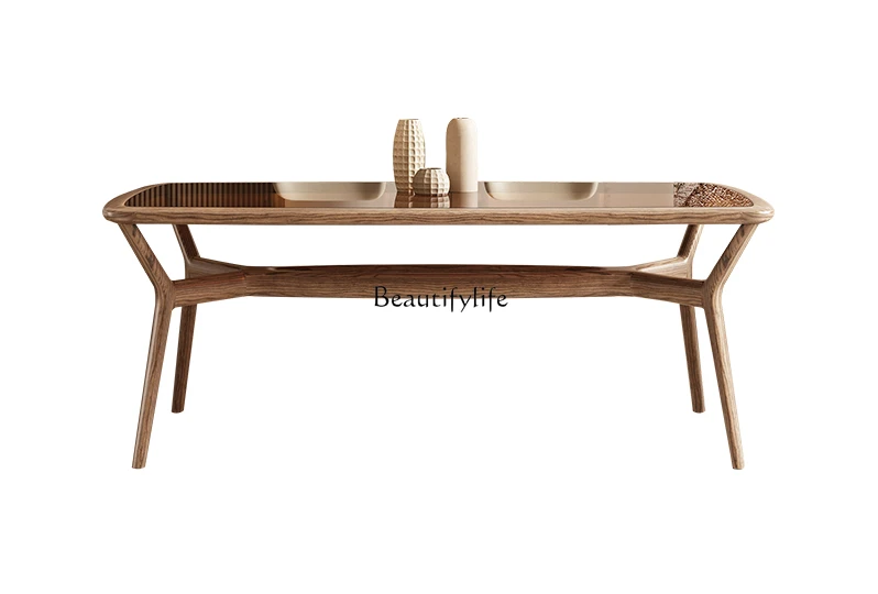 Light Luxury Household Small Apartment Dining Table Modern Simple Rectangular Solid Wood Dining Table
Light Luxury Household Small Apartment Dining Table Modern Simple Rectangular Solid Wood Dining Table