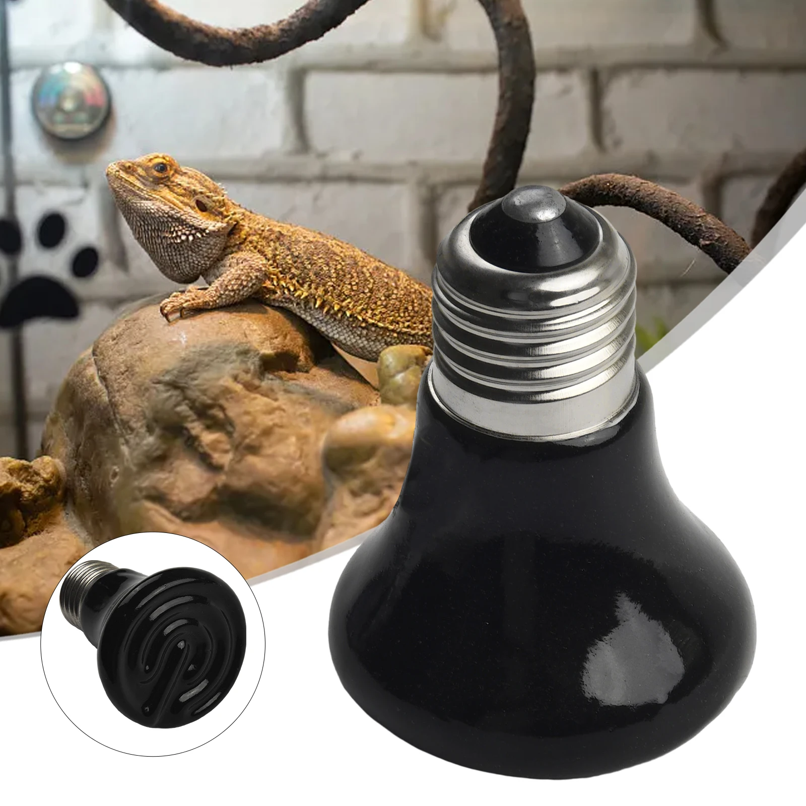 1PCS Heat Emitter Bulb 25W/50W/75W Ceramic Alloy Pet Reptile Breed Ceramic Heater Light Brooder Home Supplies
1PCS Heat Emitter Bulb 25W/50W/75W Ceramic Alloy Pet Reptile Breed Ceramic Heater Light Brooder Home Supplies