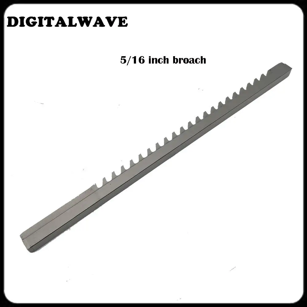 C Push Type 5/16" Keyway Broach Cutter 5/16 Inch size HSS Involute Spline Cutting CNC
C Push Type 5/16" Keyway Broach Cutter 5/16 Inch size HSS Involute Spline Cutting CNC