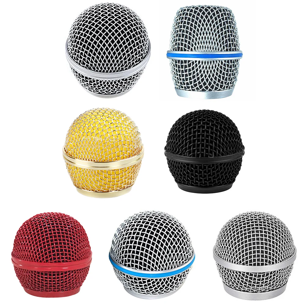 Microphone Grill Head Microphone Grille Ball Cover Parts Acc Replacement Metal Microphone Mesh Head DIY Parts For Beta 58a
Microphone Grill Head Microphone Grille Ball Cover Parts Acc Replacement Metal Microphone Mesh Head DIY Parts For Beta 58a