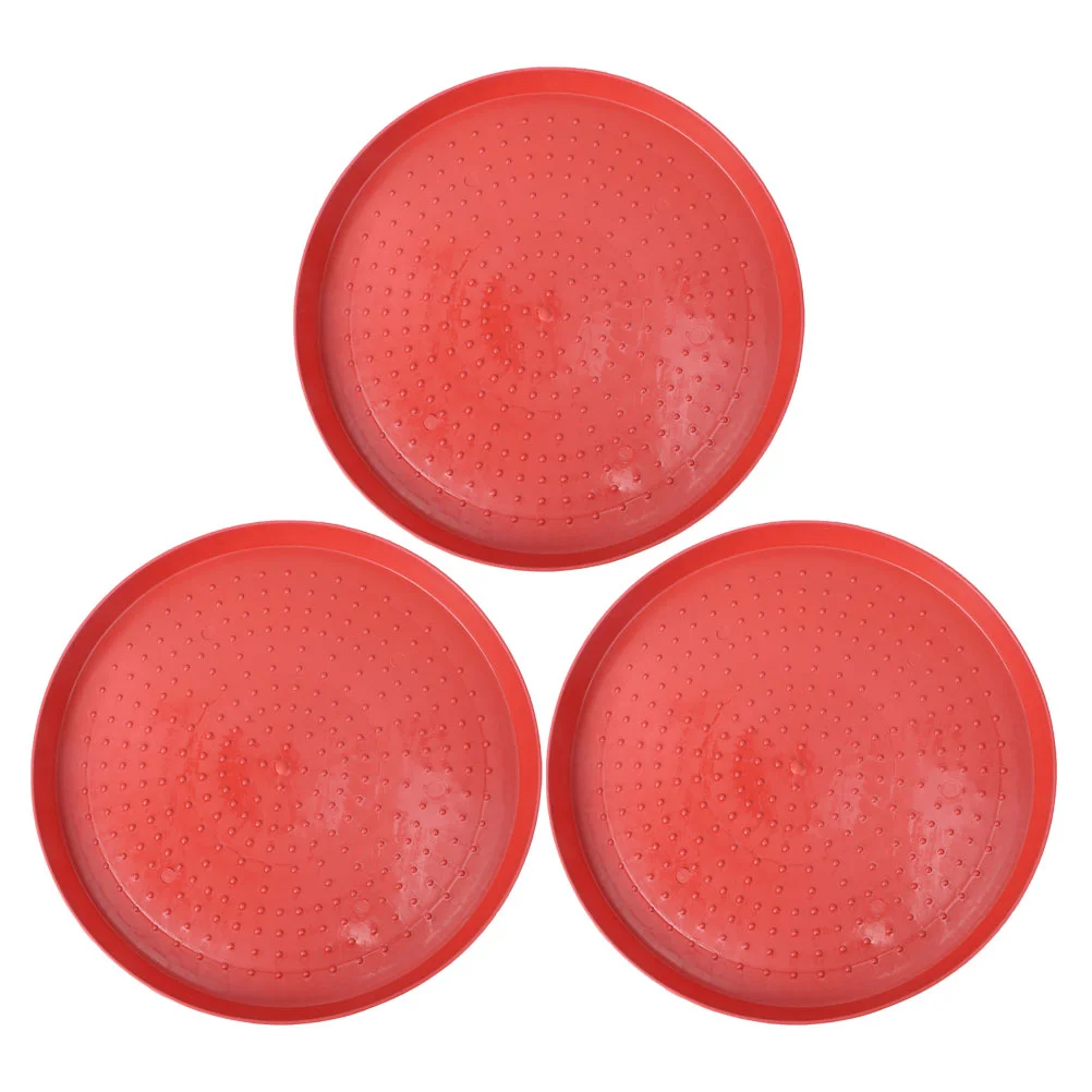 3 Pcs Brood Feeding Tray Easy to Clean for Chick Round Plate Chicken Feeder Plastic Poultry
3 Pcs Brood Feeding Tray Easy to Clean for Chick Round Plate Chicken Feeder Plastic Poultry