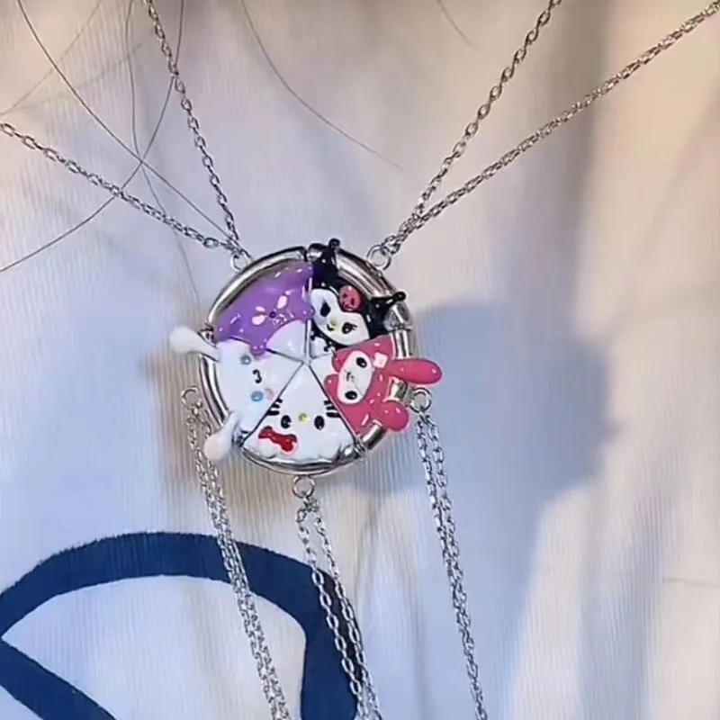 Магнитное ожерелье Sanrio, модная декоративная цепочка с мультяшным рисунком Хелло Китти, 2024
Магнитное ожерелье Sanrio, модная декоративная цепочка с мультяшным рисунком Хелло Китти, 2024