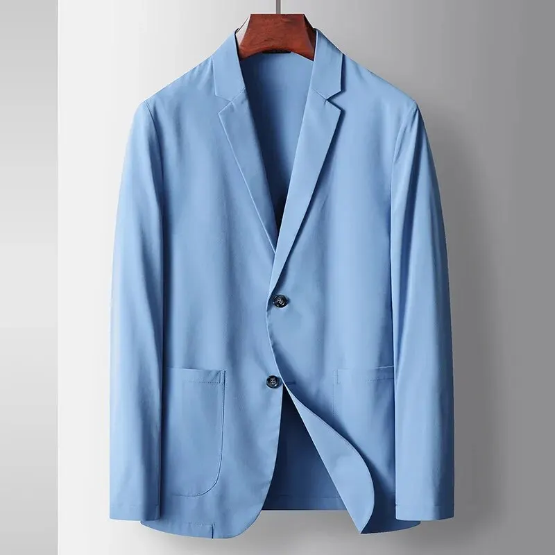 

Повседневный костюм SS6547-2024, мужская деловая Повседневная полосатая Цветущая и вязаная эластичная маленькая куртка wi-образной формы