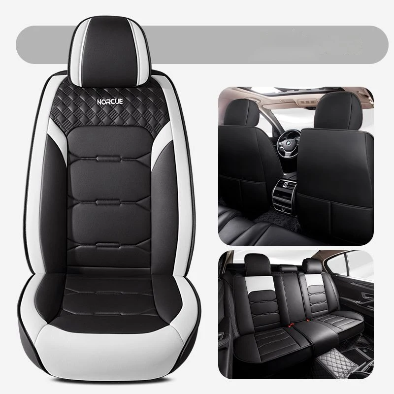 

BHUAN Car Seat Cover Leather For Mercedes Benz All Models E C SLK G GLS GLC GLE GL ML GLK CLS S R A B CLK Vito Viano W204