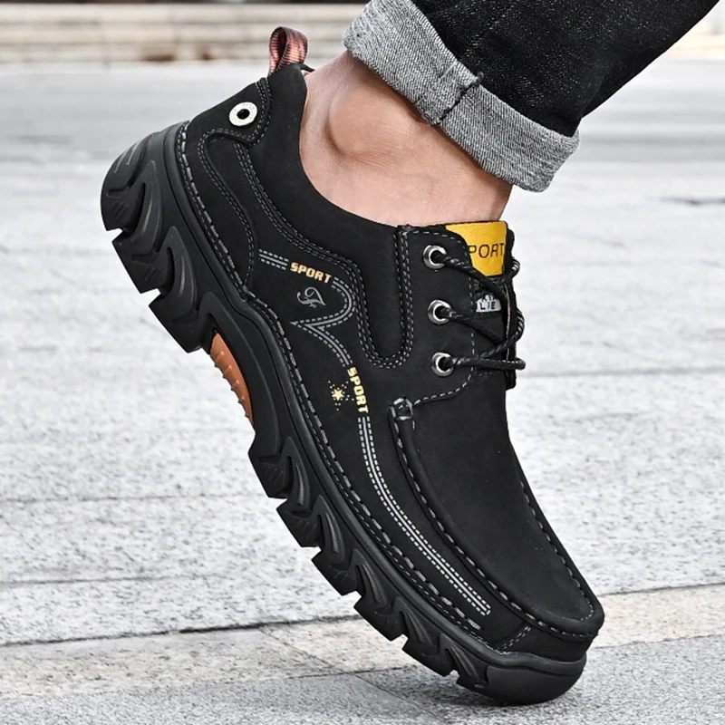 Men's Casual Shoes lace up Genuine Leather Men Shoes fashion Outdoor Men oxfords Comfortable Men Shoes Zapatos De Hombre
Men's Casual Shoes lace up Genuine Leather Men Shoes fashion Outdoor Men oxfords Comfortable Men Shoes Zapatos De Hombre
