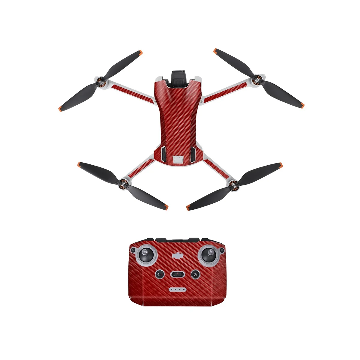 

For Sunnylife Scratch-Proof Fitting for RC Remote Control Protective Film of DJI Mini3 Sticker,Red