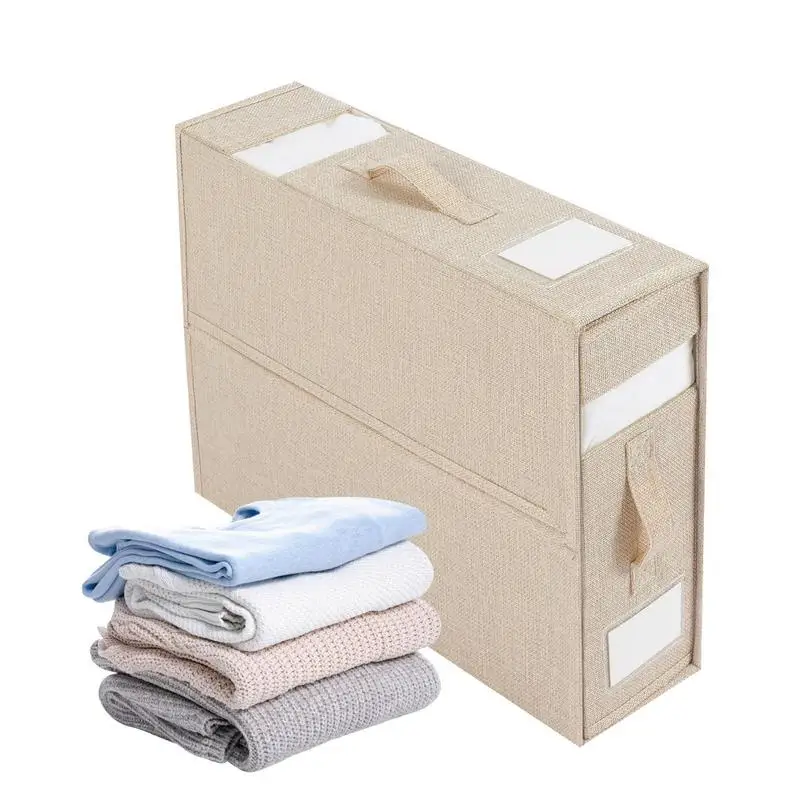 Bedding Clothes Organizer With 2 Visual Windows Foldable Linen Closet Bed Sheet Organizer For Bedding Clothes Blankets Storage
Bedding Clothes Organizer With 2 Visual Windows Foldable Linen Closet Bed Sheet Organizer For Bedding Clothes Blankets Storage